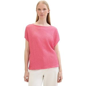 TOM TAILOR T-shirt voor dames, 15799 - Carmine Pink, XXL