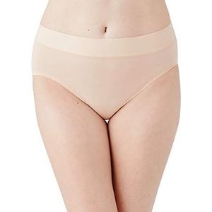 Wacoal Dames at Ease Hi Cut Brief Panty, Zand, XXL