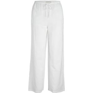 Jack & Jones - Jxflora - Damesbroek - Wit - Linnen Blend