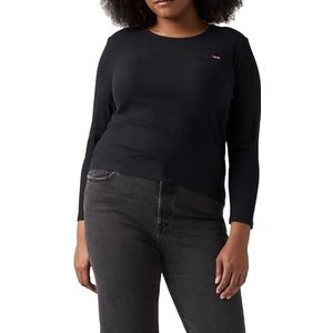 Levi's - PL HAYES LS - Longsleeve Shirt - Anthracite Night - Figuuraccentuerende Pasvorm