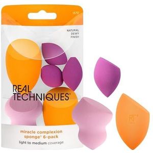 REAL TECHNIQUES 6 Miracle Sponges - Make-up sponsjes