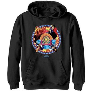 Marvel Unisex Kinderen Dr Strange Circle Badge Hoodie, Zwart, S, zwart, S