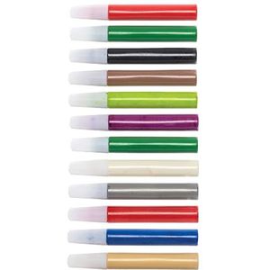 Baker Ross FE795 Zonnevanger Verfpennen voordeelpak- Pak van 10, Gebrandschilderd Glas Effect Pennen voor Kinderen, Kerst Kunst en Ambachtelijke Benodigdheden