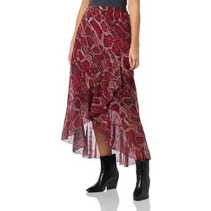 caspio Dames midirok 19227019-CA06, rode slang, M, Rood slang., M
