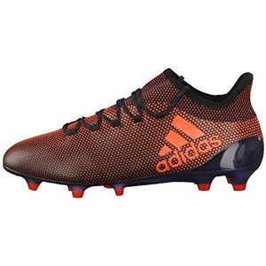 adidas Heren X 17.1 Fg voetbalschoenen, 10 UK, Zwarte Negbas Rojsol Narsol, 46 EU