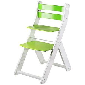 Hoge stoelen/kinderstoel SANDY COMBI - M02, wit/groen