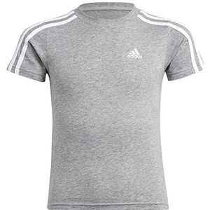 adidas T-shirt unisex volwassenen, medium grey heather/White, 3-4 años