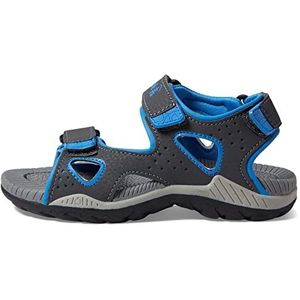 Kamik LOBSTER2 Platte sandalen voor jongens, uniseks, houtskool/blauw, 28 EU, Charcoal Blue, 28 EU