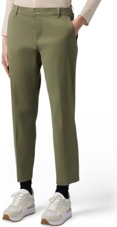 Oltre, Dames, Broeken, Groen, Maat: M Katoen,