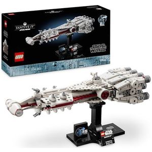 LEGO Star Wars: A New Hope Tantive IV, Bouwbaar Ruimteschip Model, Creatieve Hobby voor Mannen en Vrouwen, Voertuig Bouwpakket voor Volwassnen, Leuk Cadeau voor Hem of Haar 75376
