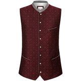 STOCKERPOINT Klederdracht gilet 'Marino'  grijs gemêleerd / bordeaux / bourgogne
