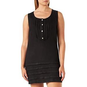 Bonamaison Dames Trlsc100154 Tuniek Shirt, Zwart, 12 UK