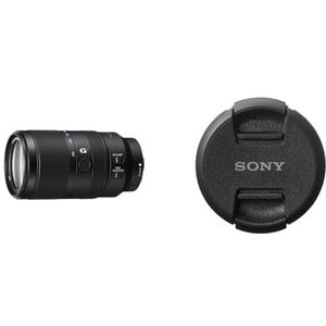 Sony SEL-70350G Tele-Zoom Lens, 70-350 mm, F4.5-6.3, OSS, APS-C, Zwart & Sony ALC-F 62 S beschermkap, 35038372, zwart