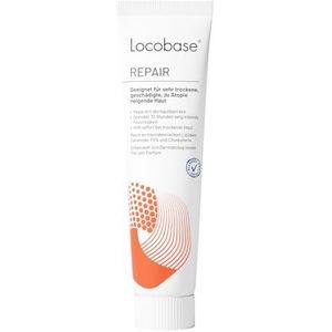 Locobase - Repair Crème - Parfumvrij - 50 g - 72 Uur Hydratatie voor Zeer Droge Huid