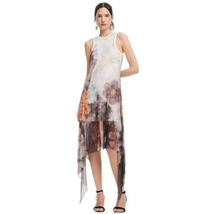 Desigual Mouwloze gebreide jurk voor dames, Zwart, L