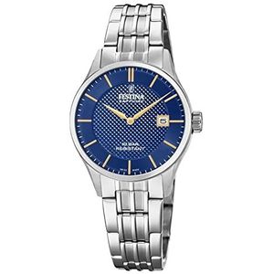 Festina Unisex volwassene analoog kwarts horloge met roestvrij stalen armband F20006/3