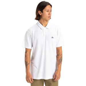 Quiksilver Mw Pique poloshirt voor heren, Wit, L