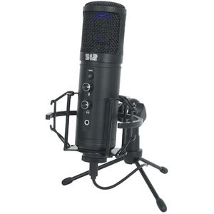 512 Audio Tempest - Large Diaphragm Studio Condenser USB Microphone for Professional Recording and Streaming, Black