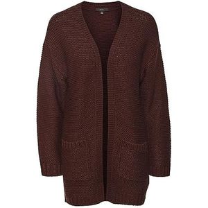 VERO MODA VMNO Name LS Cardigan NOOS gebreide jas, winetasting, M