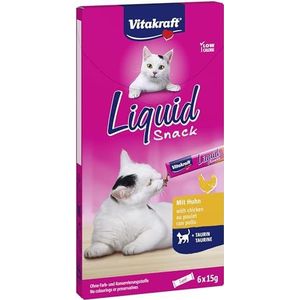 Vitakraft Cat Liquid Snack Kip & Taurine 6 ST