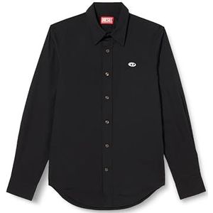 Diesel S-Benny-a Shirt voor heren, Zwart Zwart Zwart, 48 NL