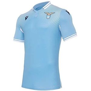 Macron SSL M20 shirt voor jongens, officieel gelicentieerd product, Mm Jr, SS Lazio 2020/21, blauw, JXL