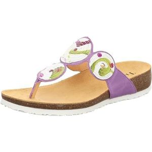 Think Julia duurzame teenslippers voor dames, lila/combi 5010, 38 EU, seringen combi 5010, 38 EU