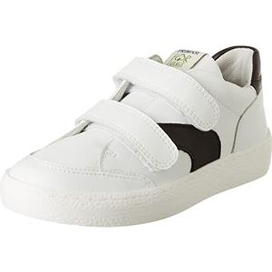 PRIMIGI Unisex Pun 19200 Sneakers voor kinderen, Bianco Nero, 27 EU