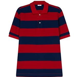 Seidensticker Poloshirt voor heren, rood, XL
