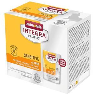 animonda Integra Protect Kattengevoelig, dieet kattenvoer, natvoer bij voedselallergie, met kalkoen, 8 x 85 g