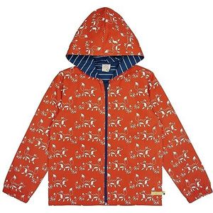 loud + proud Unisex kinderen waterafstotende jas, GOTS-gecertificeerd overgangsjas, terracotta, 158/164, terracotta