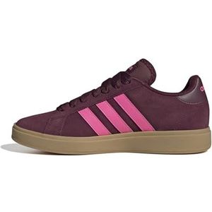 adidas - Grand Court Base 00s - Schoenen - Bordeaux - Suède - Dames