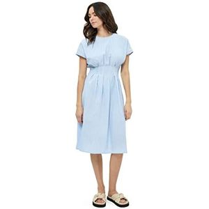 Peppercorn Monella Midi-jurk voor dames, ICY Blue Stripe, M, IJzige blauwe streep, M
