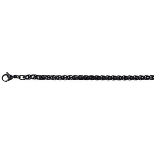 iXXXi Men Halsketting Round Chain Zwart | 60cm