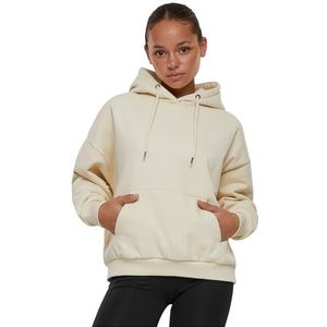 Urban Classics Oversized Ultra Heavy Hoody met capuchon voor dames, zand, 5XL