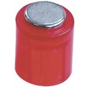Laurel Power cilinder magneet kleefmagneet, 14 x 19 mm (O x H), 1900 g, kristal rood