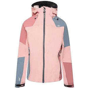 Dare 2b Checkpoint Iiijkt Jas voor dames, Poeder Roze/Mesa Rose/Blauwsteen, 46