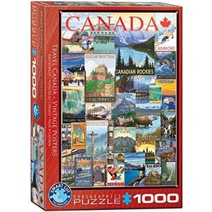 Travel Canada Vintage Posters 1000-delige puzzel