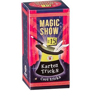 TRENDHAUS 957757 Magic Show nr. 15 [Kaarttrucjes], verbluffende tovertrucs voor kinderen vanaf 6 jaar, inclusief stap online video's