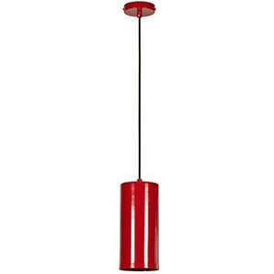 Homemania Colorful hanglamp, metaal, rood, 12 x 25 cm, kabel 110 cm, 41 eenheden