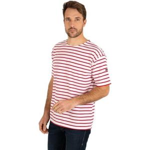 Armor Lux heren theviec trui, Blanc/Braise, XXS