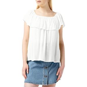 SPARKZ COPENHAGEN Dames Harriet Off Shoulder Top Shirt, off-white, L