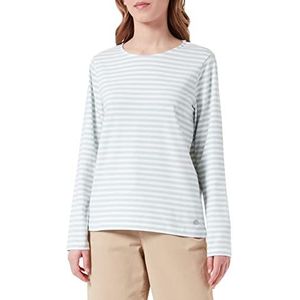 gs1 data protected company 4064556000002 Dames Asolo hemd, Bright White/Gossamer Green Striped, XL, Helder wit/gossamer groen gestreept, XL