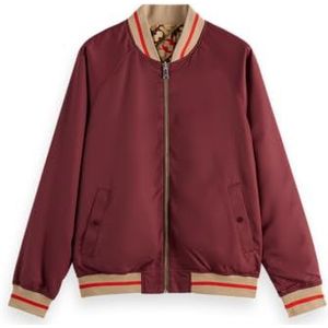 Scotch & Soda - Omkeerbare Bomberjack - Bordeaux - Bodywarmer