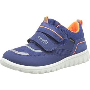 superfit Sport7 Mini jongens Sneaker Sneaker ,Blauw/oranje 8010,28 EU