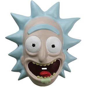 Rubie's Rick and Morty Rick Plastic masker voor heren, zoals afgebeeld, eenheidsmaat