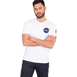 Alpha Industries Space Shuttle T Shirt voor Mannen White