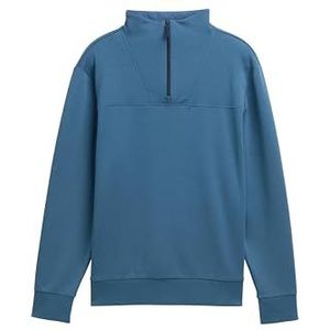 TOM TAILOR Sweatshirt voor heren, 38224 - Real Teal Blue, XXL