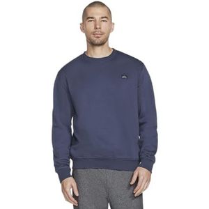 Skechers - Bloezen - Marineblauw - Katoen