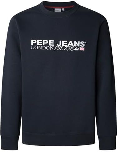 Pepe Jeans - Matthew - Sweatshirt - Donkerblauw - Ronde Hals - Logoprint